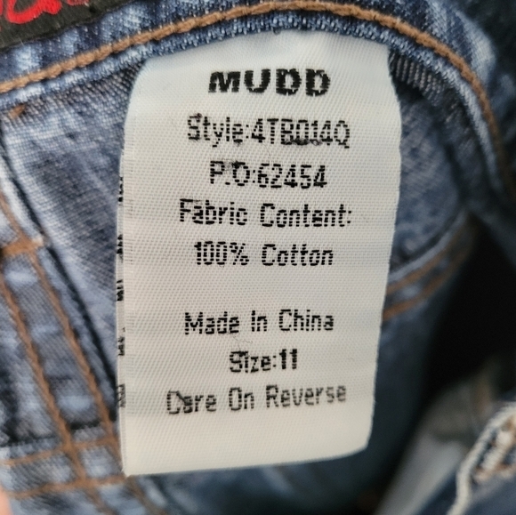 Mudd‎ Yo! Women's Vintage 90s Y2K Flare Bell Bottom Jeans, Size 11, Button Fly - Picture 10 of 11